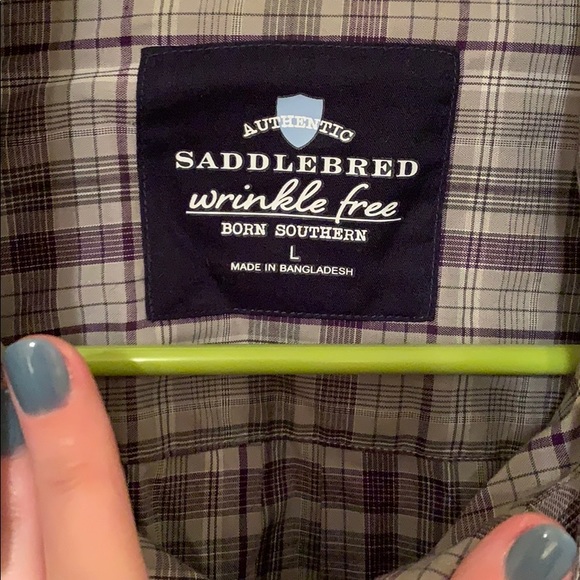 Men’s large wrinkle free button down - Picture 2 of 4